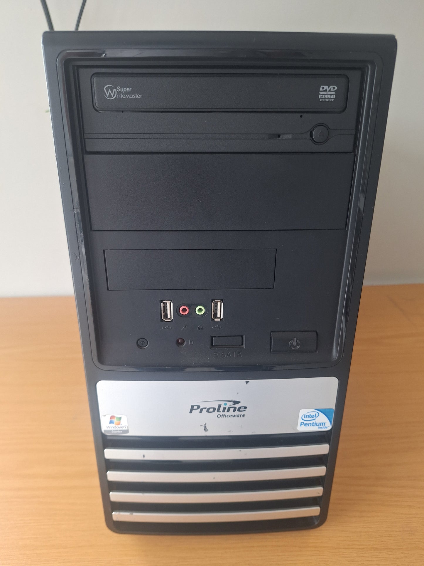 Proline MT Computer, Core 2 DUO E7500 2,93 GHz , 4GB DDR3, 160GB SATA HDD, Win10Pro, Refurbished Desktop Computer On Special !!!!