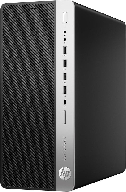 Elitedesk 800 G4 TWR, I7-8700, 8GB DDR4, 500GB SATA HDD, Refurbished Desktop Computer