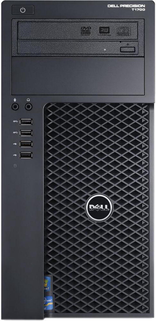 Dell Precision T1700, Xeon E3-1220 V2, 8GB DDR3, 4TB SATA HDD, Refurbished Desktop Computer