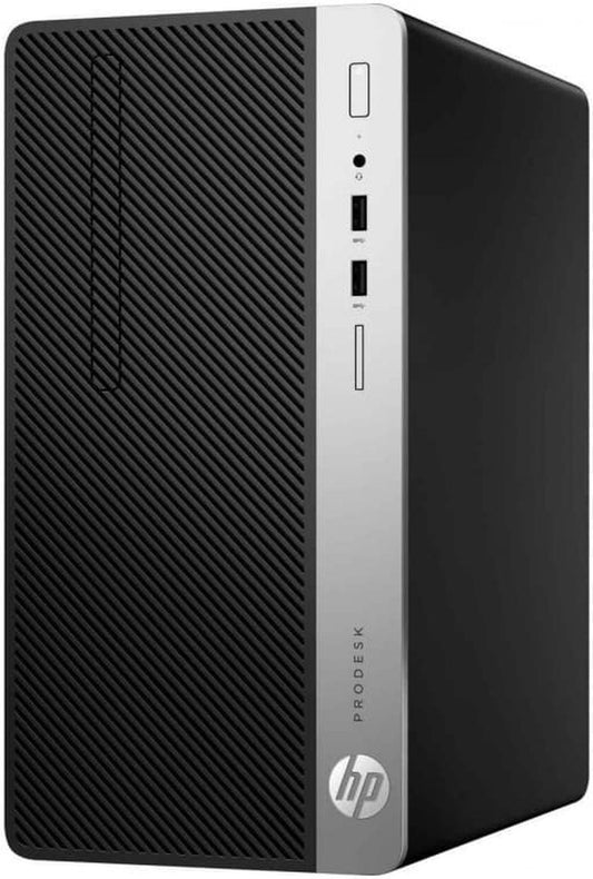 HP Prodesk 400 G6, I3-9100, 8GB DDR4, 500GB SATA HDD, Refurbished Desktop Computer