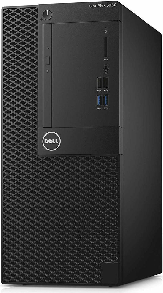 DELL Optiplex 3050 MT, I3-7100, 4GB DDR4, 500GB SATA HDD, Refurbished Desktop Computer