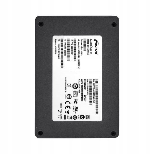 Micron MTFDDAK128MAM-1J1 128GB 2.5-inch SATA III (6 Gb/s) solid-state drive (SSD)