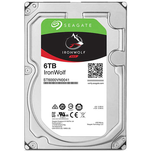 Nas Hard Drive IronWolf 3.5" 6TB- ST6000VN0041 (Used)