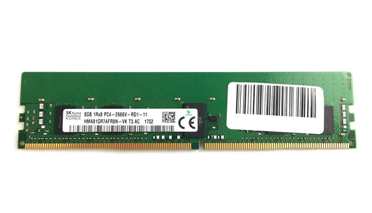 Server Memory SK Hynix 8GB 1Rx8 PC4-2666V-RD1-11 ECC-HMA81GR7AFR8N (Used)