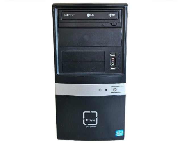 Proline MT Computer, I3-3240 3,40 GHz , 4GB DDR3, 500GB SATA HDD, Win10Pro, Refurbished Desktop Computer