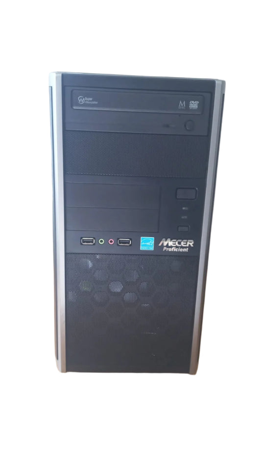 Mecer MT Computer, Pentium G3250 3,20 GHz, 4GB DDR3, 500GB SATA HDD, Win10Pro, Refurbished Desktop Computer