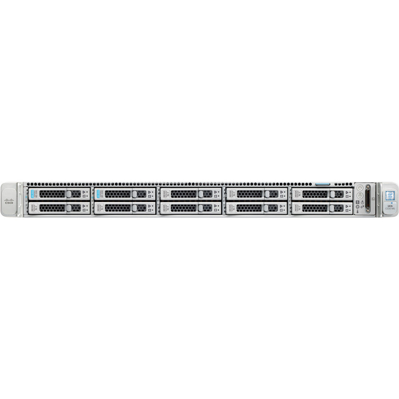 Cisco UCSC-C220-M5SX- 2 x Intel(R) Xeon(R) Gold 6132 CPU @ 2.60GHz-192GB DDR4 Ram- 2x 300GB SAS 2.5" HDD