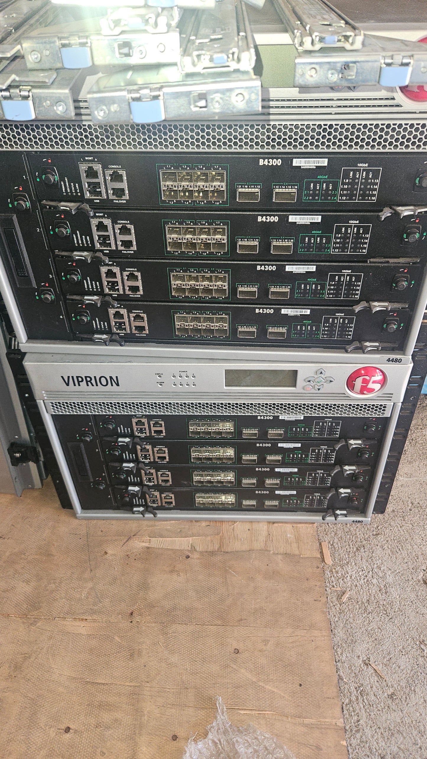 F5 VIPRION C4480 + B4300 Blade (x4)- Pre-Owned