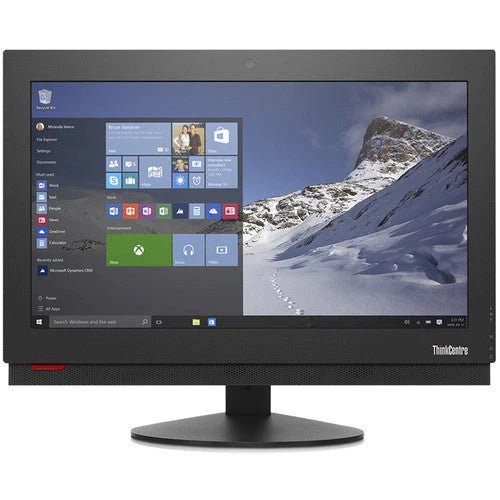 LENOVO THINKCENTRE M810Z - I5 7400 - 4GB DDR4 - 500GB SATA HDD - WINDOWS 10 PRO 64 BIT - REFURBISHED 21.5 INCH ALL IN ONE